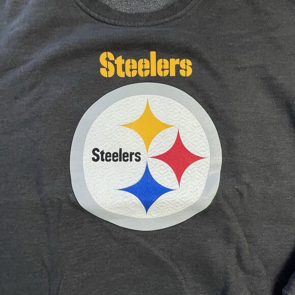 Vintage Pittsburgh Steelers Sweatshirt Men’s Extra Large Grey NFL 90'S Logo XL - Picture 2 of 15